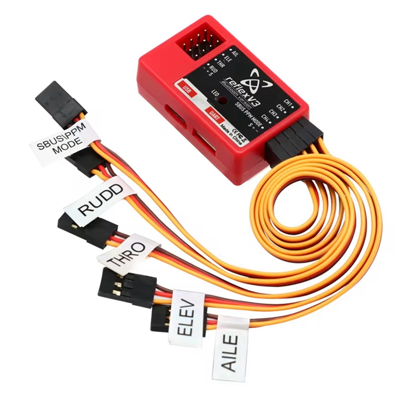 【Buy&Now】 For FMS Reflex V3 Flight Controller Gyro Stabilizer RC Aircraft FMS Warbird Fixed Gyro Fun