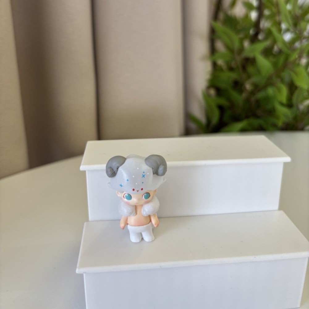 ERMENLED Đầu lâu Panda Hộp mù DIMOO Dòng sản phẩm Candy Town POP MART Tượng nhỏ  Phim hoạt hình Mô h