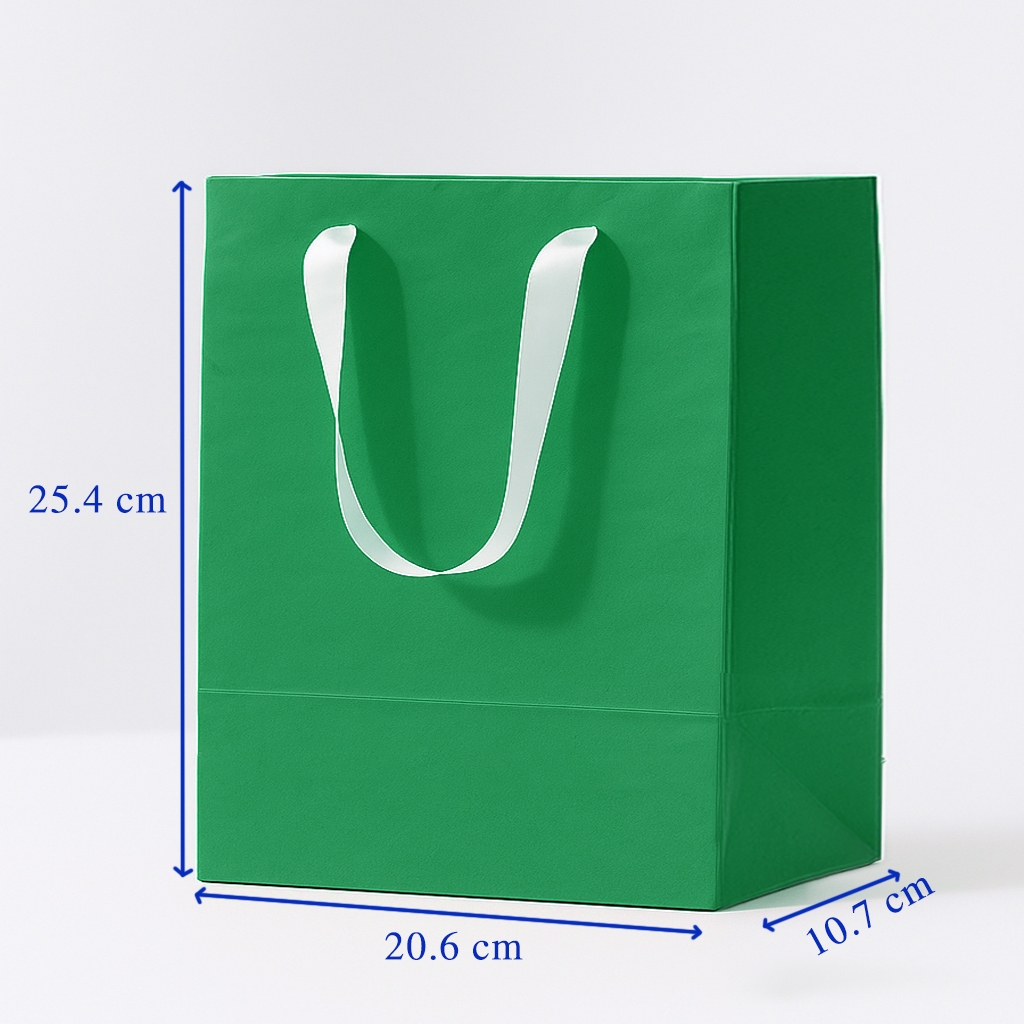 COMBO 20 Túi Giấy Kraft 21x11x25 Có Quai ASEAN PACKAGING Đựng Đồ Đa Năng Tiện Lợi Thân Thiện Môi Trường