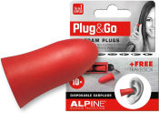 Alpine Plug&Go Foam Ear Plugs – 10 PCS, Universal Fit