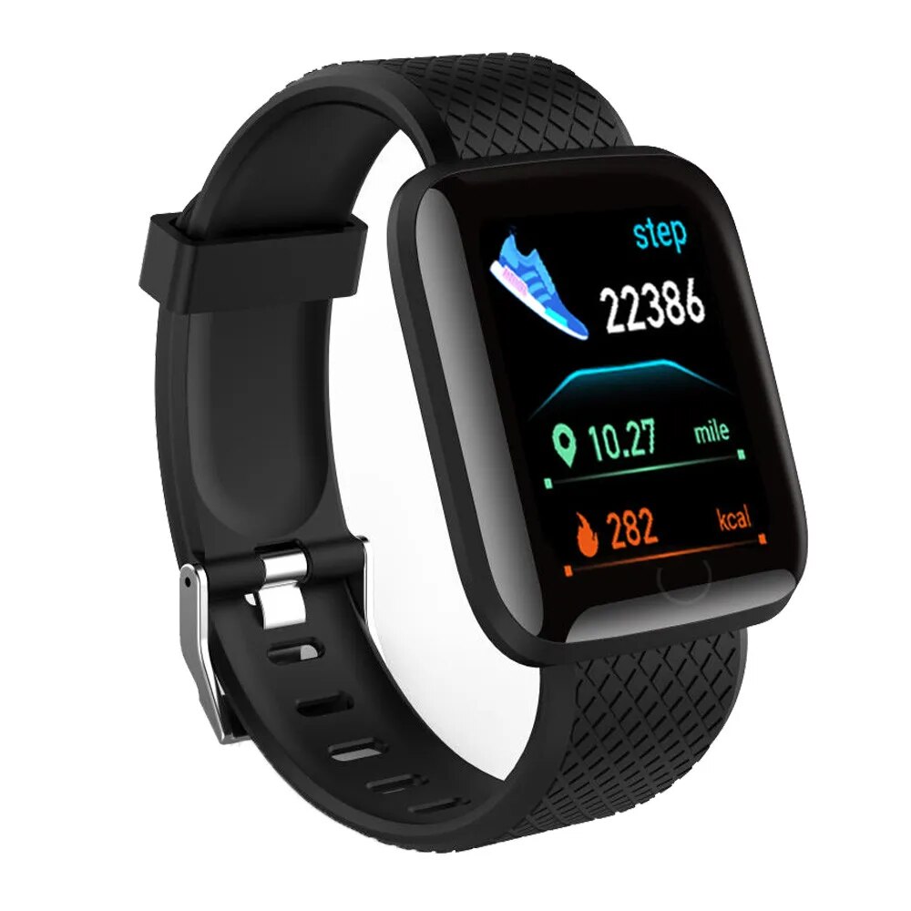 Giá trị tốt nhất cho tiền 116men áp lực không thấm nước SmartWatch phụ nữ Heart Rate Đồng hồ tập luyện thể thao cho iOS
