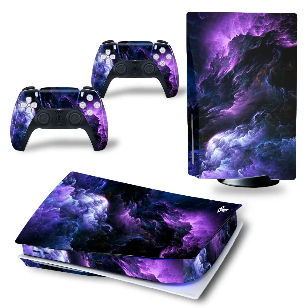 【Clearance sale】 Sky Cloud Ps5 Disk Skin Sticker Digital Decal Cover For Ps5 Console And Controllers Sticker Vinyl