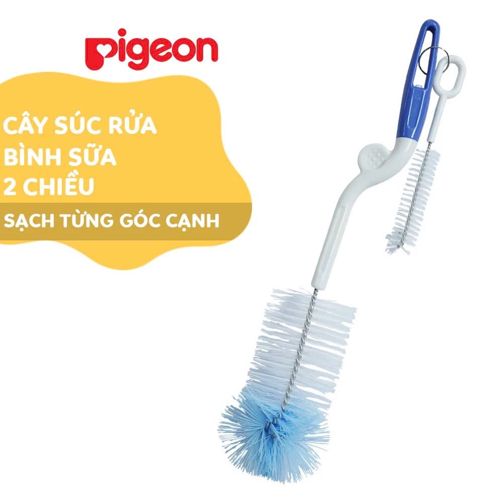 Nước Rửa Bình Sữa Núm Vú Và Phụ Kiện Pigeon cho bé Gốc Thực Vật 500ml 450ml