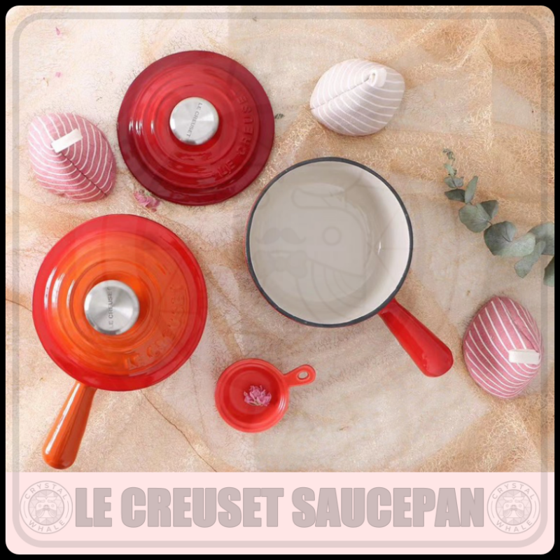 Le Creuset Cast Iron Round Iron Handle Saucepan with Lid (16cm) Singapore