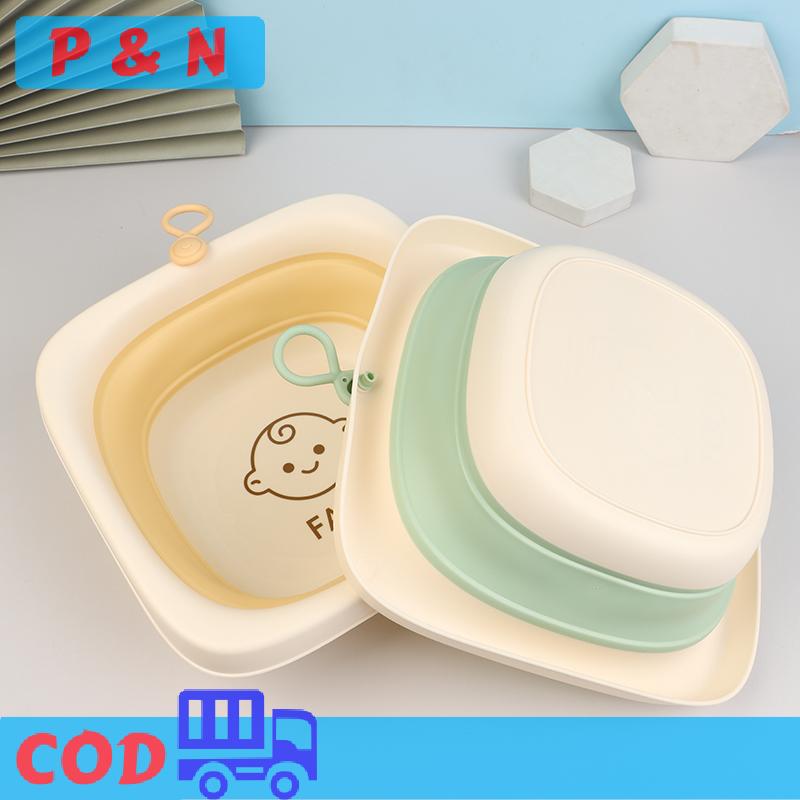P&N 1 Mảnh Đa-Mục Đích Có Thể Gập Lại Rửa Lưu Vực Xách Tay 3L Bé Chậu Rửa Cho Trẻ Em Và Trẻ Sơ Sinh