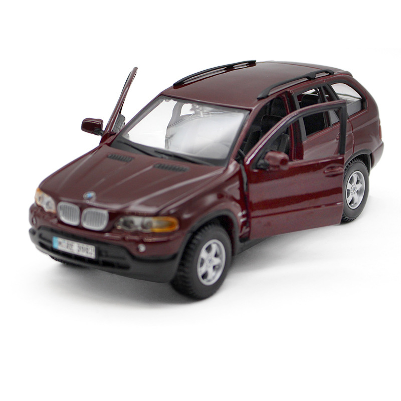 XIR Praha Cao Hơn Mỹ 1:24BMW X5 Xe Địa Hình HợP Kim Mô Phỏng Mô Hình Xe Màu Đỏ Sẫm Bộ Sưu Tập Quà Tặng RR20