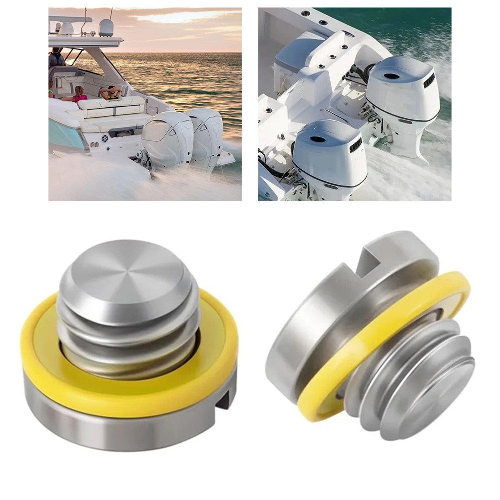 【Thời trang tự động】 2 cái vít cống bằng thép không gỉ và miếng đệm cho thủy ngân cho Đơn vị thấp hơn Mariner