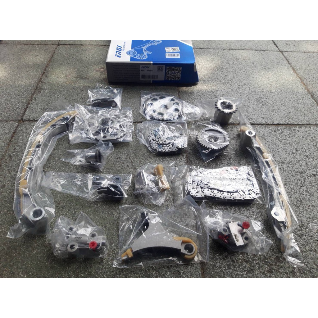 ชุดโซ่ราวลิ้นพร้อมเฟือง toyota vigo fortuner commuter เครื่อง2TR 2.7 ราคา 2,566 บาท*ส่งฟรี