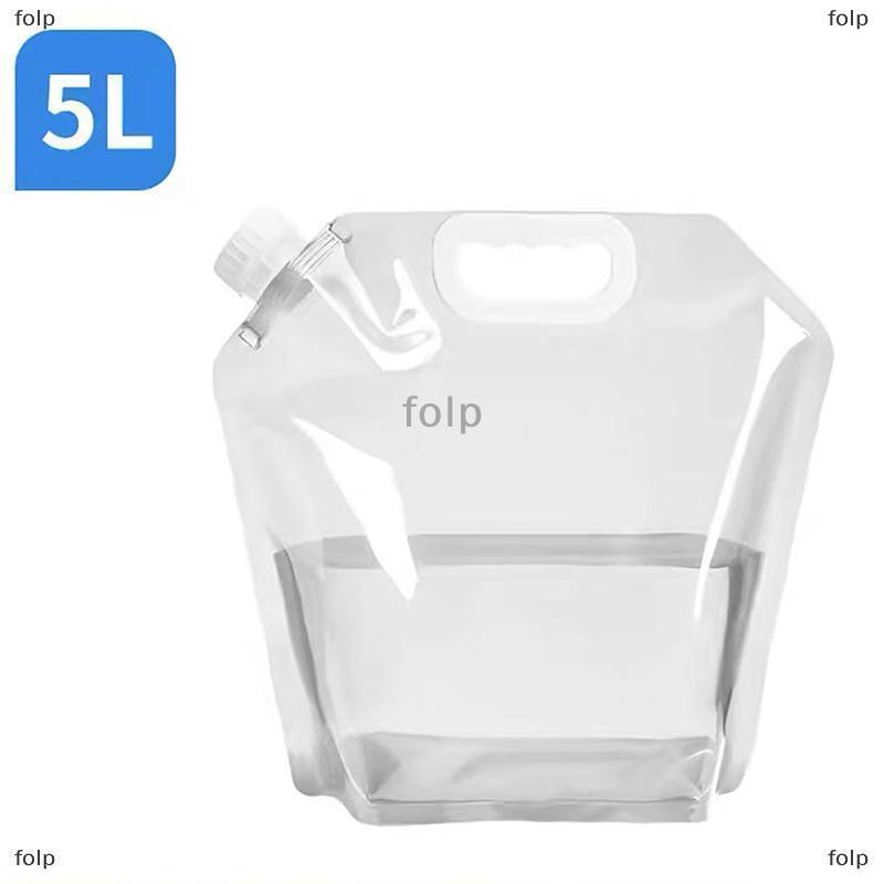 [COD] folp 5 10L ngoài trời xách tay gấp túi nước với vòi nước đi xe đạp đi du lịch và cắm trại nhựa dày công suất lớn túi nước - 8