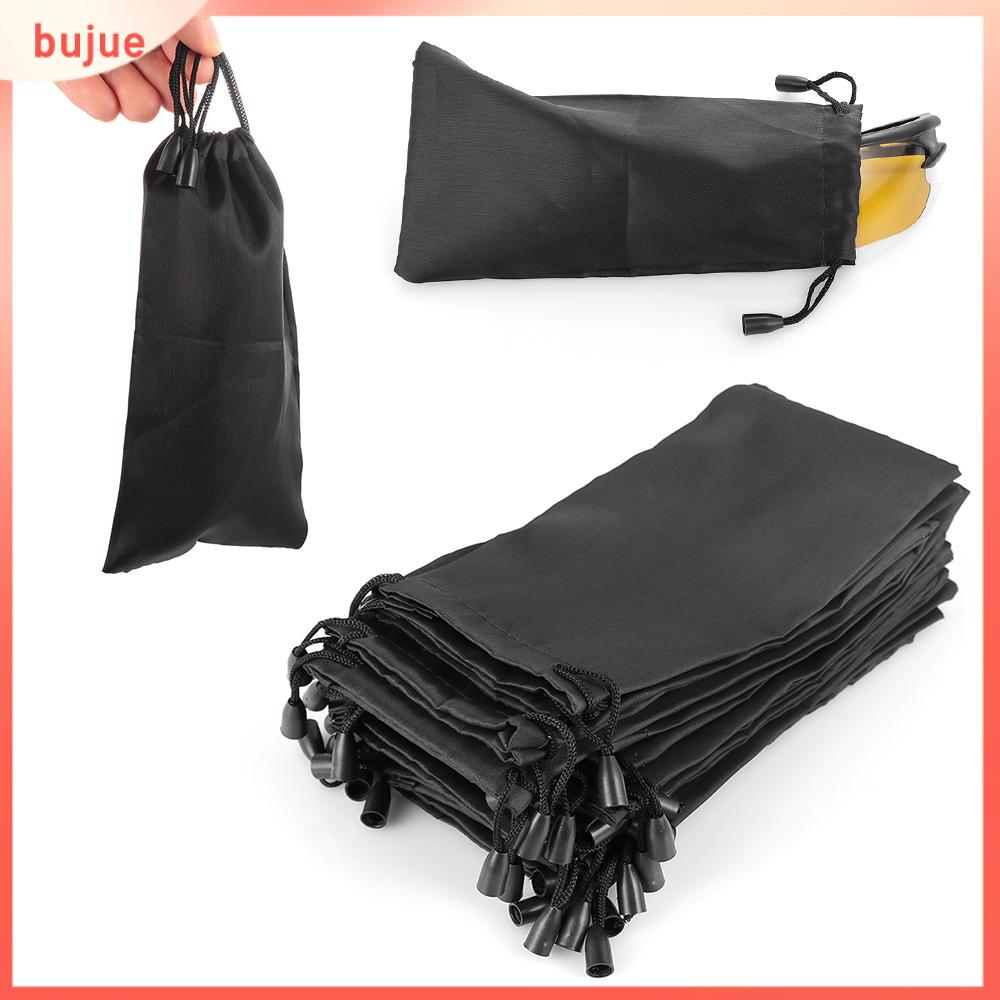 BUJUE 5/10/20Pcs 5/10/20 cái Dây buộc Vải Túi kính râm Kính đeo Quang học Túi đựng kính đeo mắt