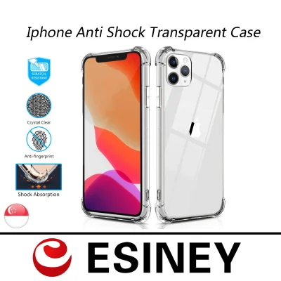 SG Seller Anti Shock Tough Armor Slim Flexible Transparent Case Clear Casing Cover Phone Cases For iPhone 13 mini/13 /13 pro/13 pro max Xs / X / XR /XS MAX /iPhone 7/8/7plus/8plus/iPhone 11 /11pro/11pro max /12/12 PRO/ 12 PRO MAX- Clear