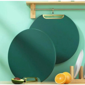 Rotating Handle Non-Slip Chopping Board by 