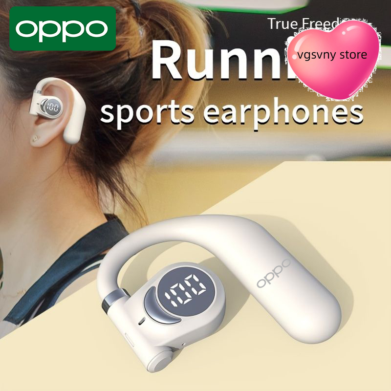 🔥 [Sẵn sàng trong kho]+Miễn phí vận chuyển+COD 🔥 2024 Tai nghe không dây di động OPPO Bluetooth 5.3 Tai nghe có micrô Tai nghe trong tai G27 Tai nghe không thấm nước thể thao Tai nghe Bluetooth