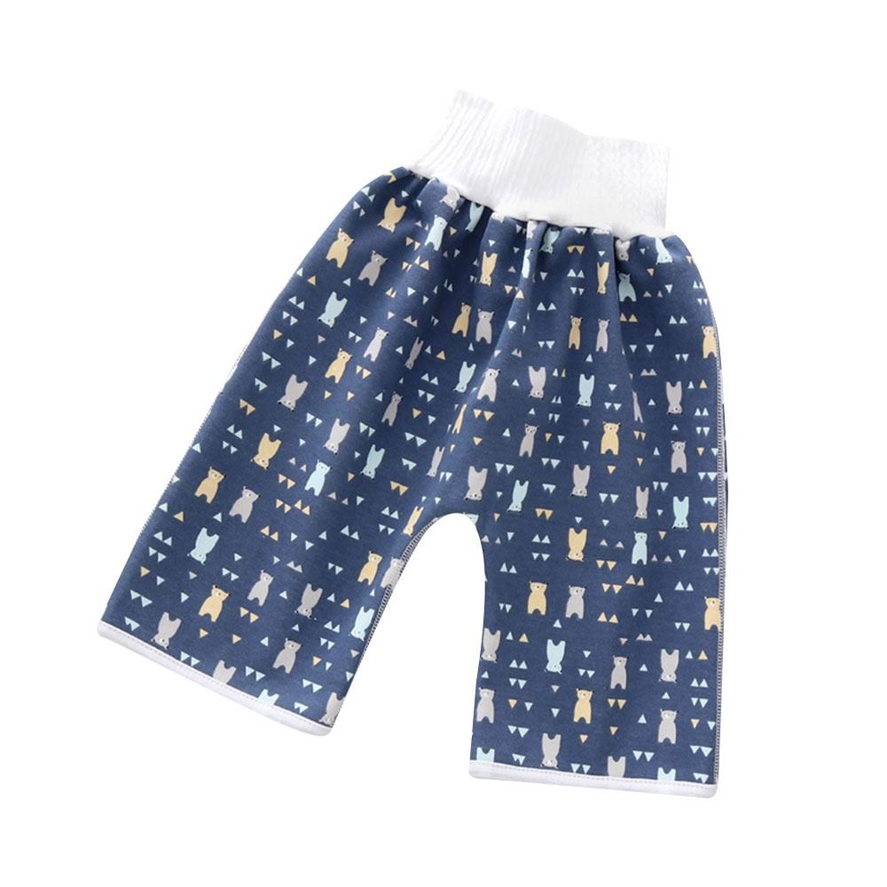 OKDEALS Waterproof Baby Diaper Waterproof Pant Leak Proof Cotton Washable Cloth Diapers Cotton Diaper Skirt Urine Training Pants for Baby - 5