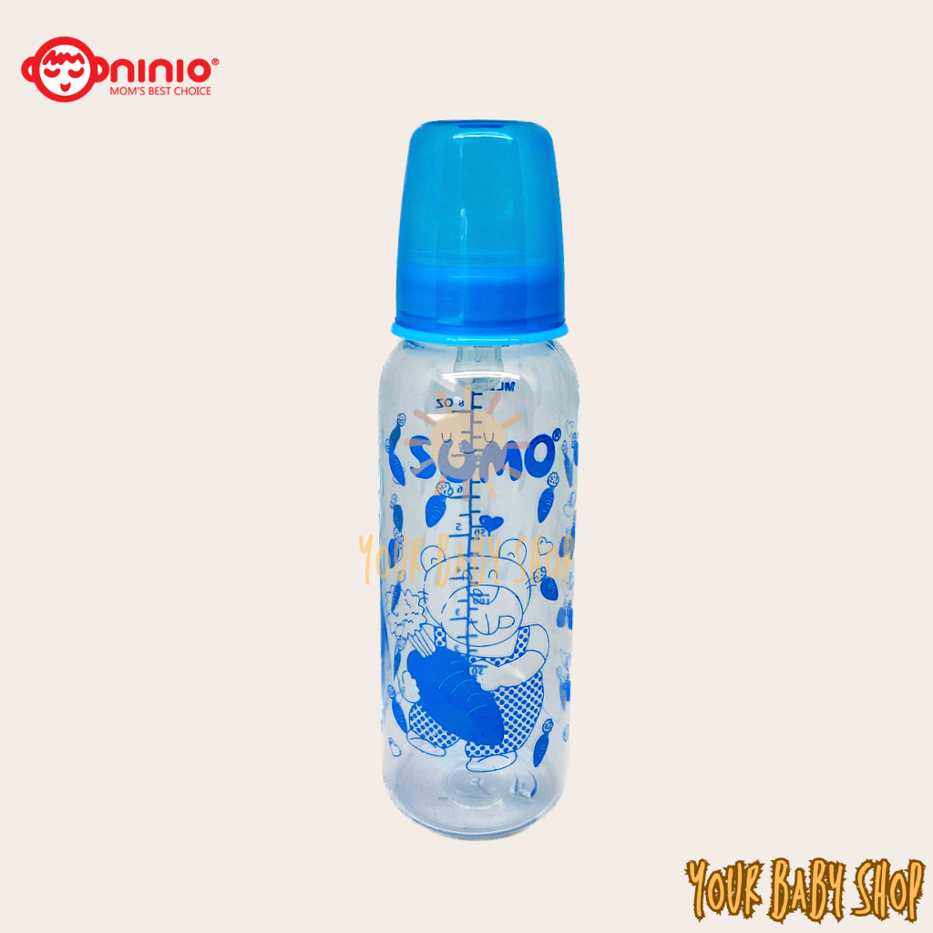 3 Pcs Botol Dot Susu Bayi Sumo Ninio Feeding Baby Bottle Nipple Standard Neck Tempat Minum Anak
