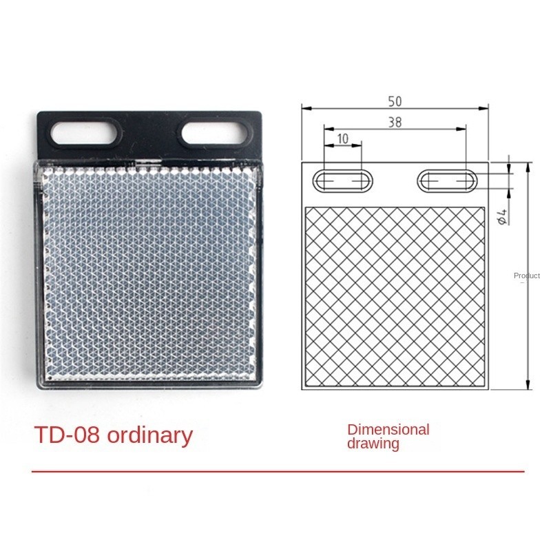 TH Tấm Phản Quang Hồng Ngoại Gương Phản Xạ Cảm Biến Quang Hông Ngoại E39-R1 TD-09 TD-08 TD-02 TD-05 MS-2A MS-2 TD 03 TD7 - TD-08