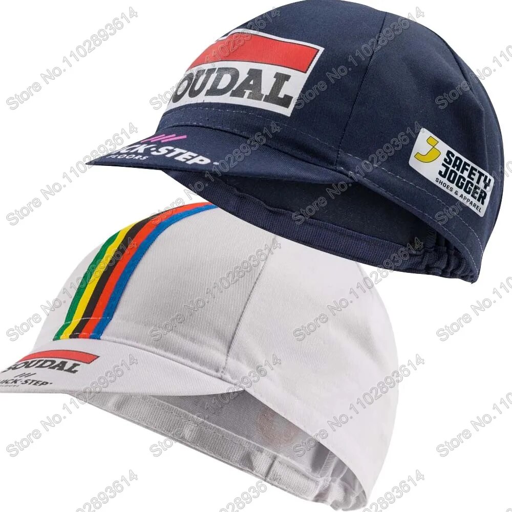 【Support-Cod】 Soudal Quick Step Team Cycling Caps 2024 Lightweight Bike Headwear Mtb Road Cycle Cap Hats Casquette Cyclisme Fietsmuts