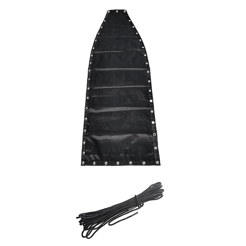 【rvb mall】Waterproof Replacement Mesh with Rope Chair Webbing Replacement Kit for Patio Curved Hanging Lounge Chair Swinging Chair