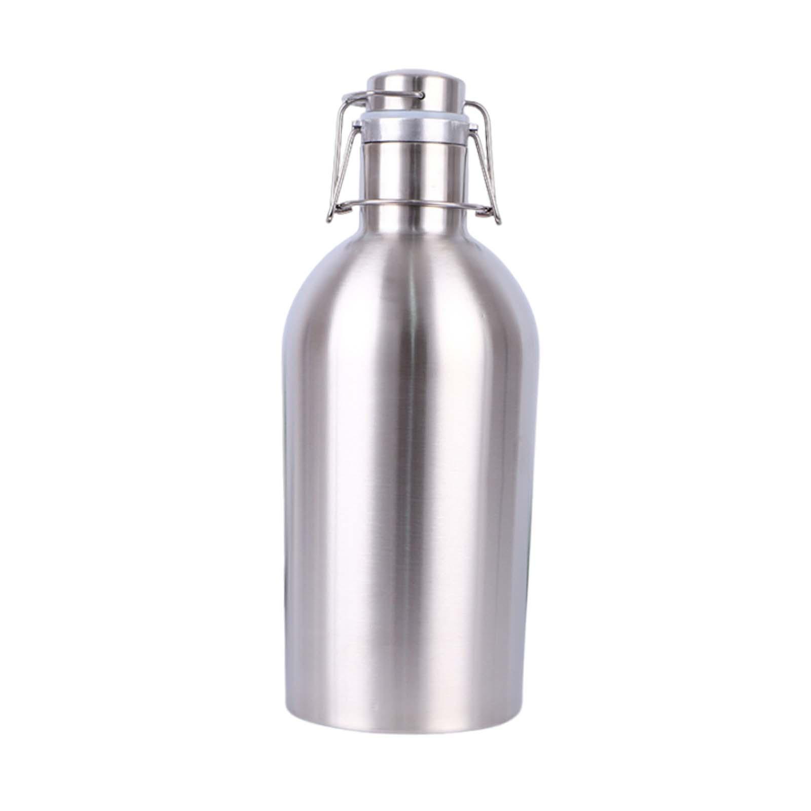 Bngod bia growler Swing Homebrew hai lớp bia làm bia container rò rỉ Thùng bia có ga nước Flask bia growler chai