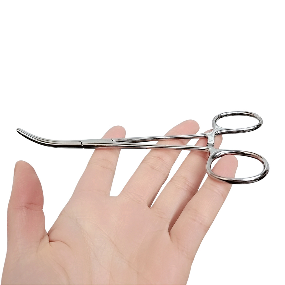 +new product[ Thép không gỉ y tế 16 Kẹp cầm máu không răng centimet, kẹp phẫu thuật, kẹp giác hơi, kẹp Mickey cho thú cưng