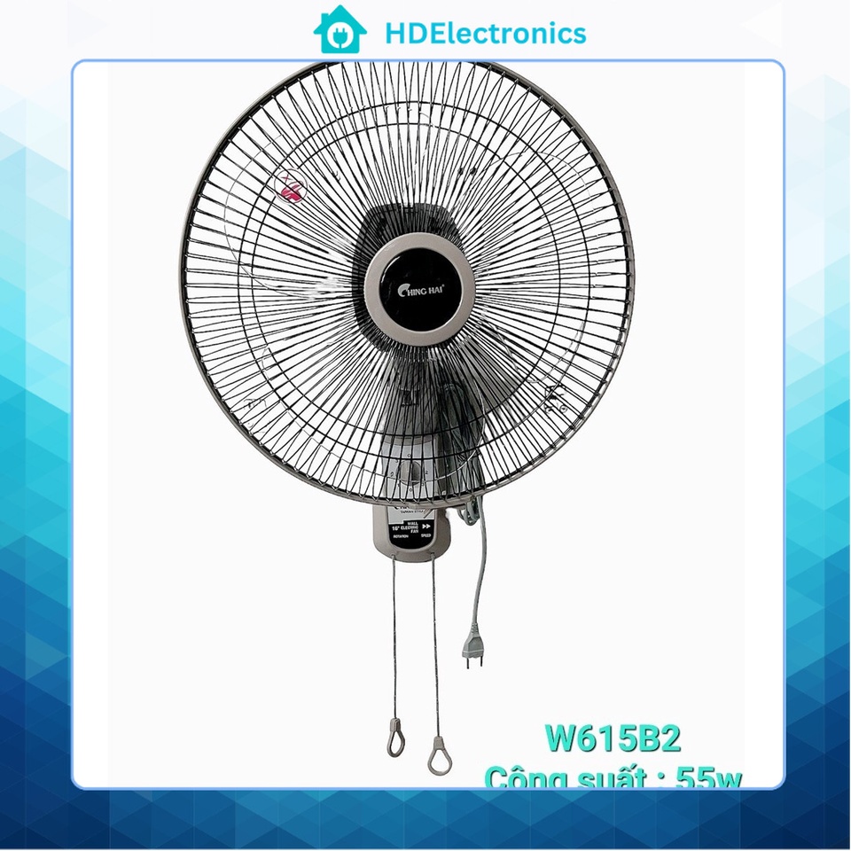 Quạt treo tường Ching Hai W615B2-Hàng chính hãng