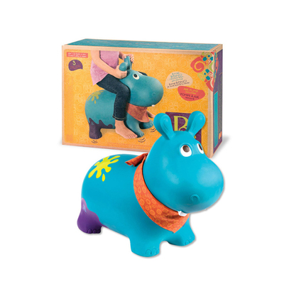 b toys bouncy hippo