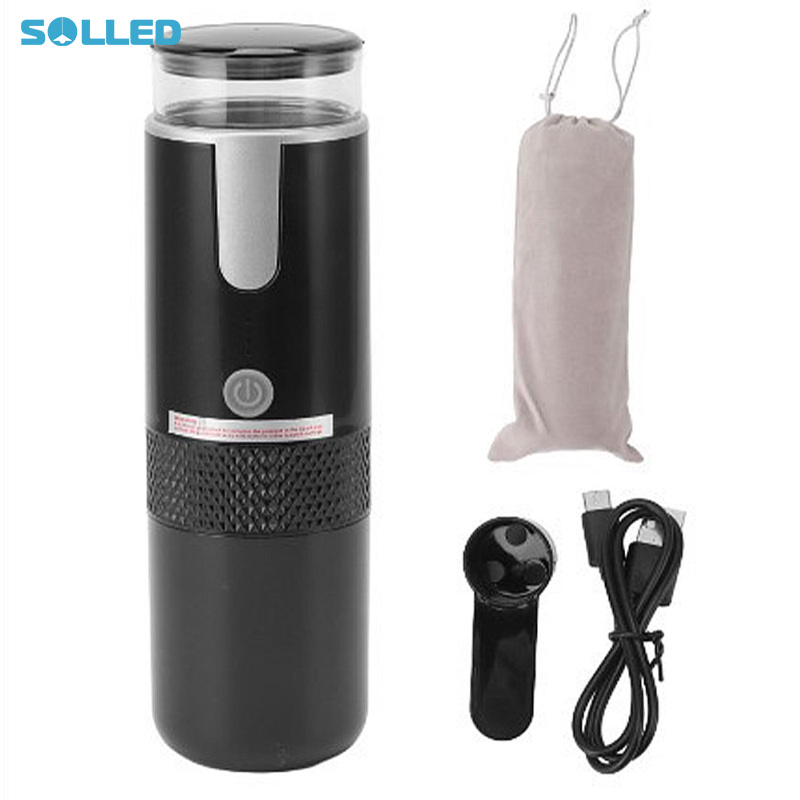 Portable Coffee Maker Cordless Type C Rechargeable Coffee Machine With Coffee Spoon Mini Handheld Espresso Machine With16ml