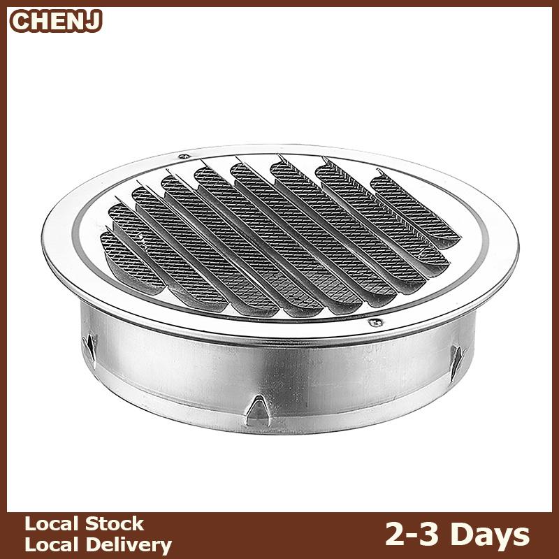 CHENJ fast delivery 70 80 100 120 150mm Vòng thép không gỉ Air Vent lưới tản nhiệt côn trùng bảo vệ nhà bên ngoài tường ống thông gió công cụ