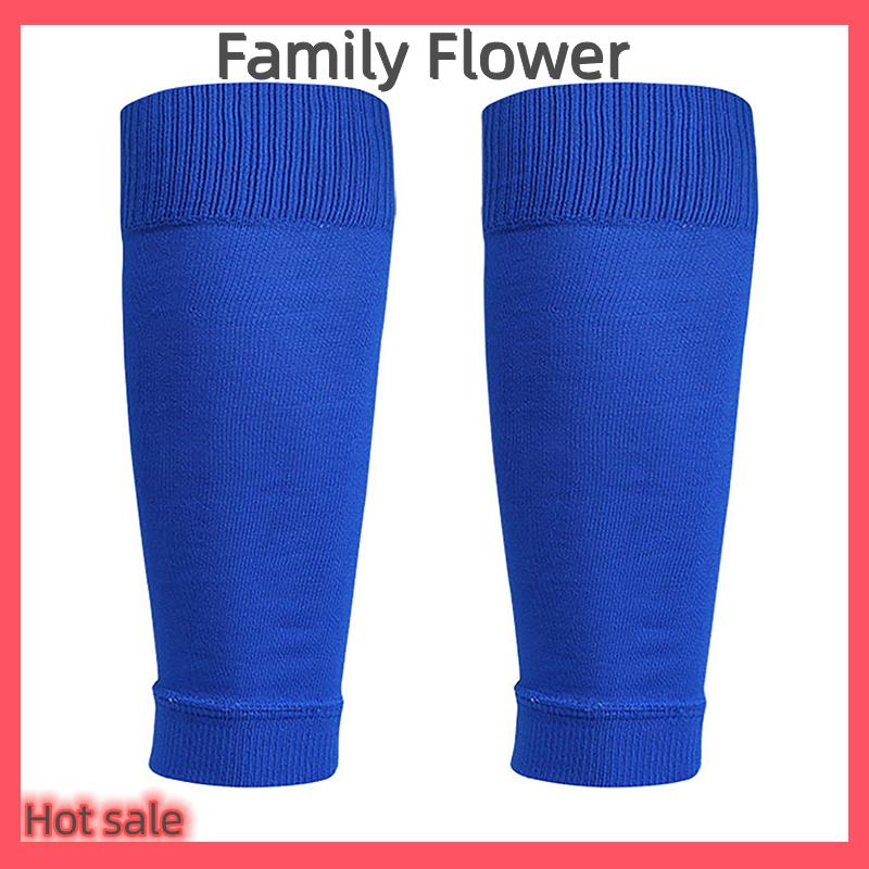 Family Flower Flash Sale 1 đôi nam giữ ấm chân đào tạo bóng đá bóng rổ thể thao vớ người lớn bảo vệ ống chân bê trẻ em chân cú đúp Vớ Nam