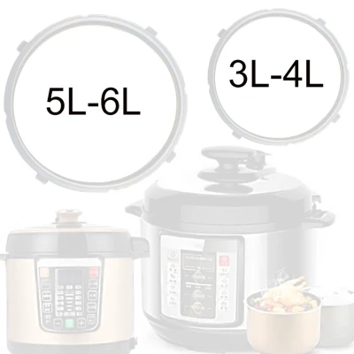 【Ready Stock】3-4L/5-6L Replacement Home Kitchen Electric Pressure Cooker Cooking Pot Seal Ring