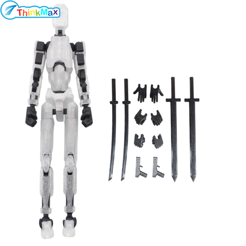 Action Figure 3D Printed Multi-Jointed Movable Robot Action Figures For Valentines Gifts Home Desktop Ornaments ราคา 85 บาท*ส่งฟรี