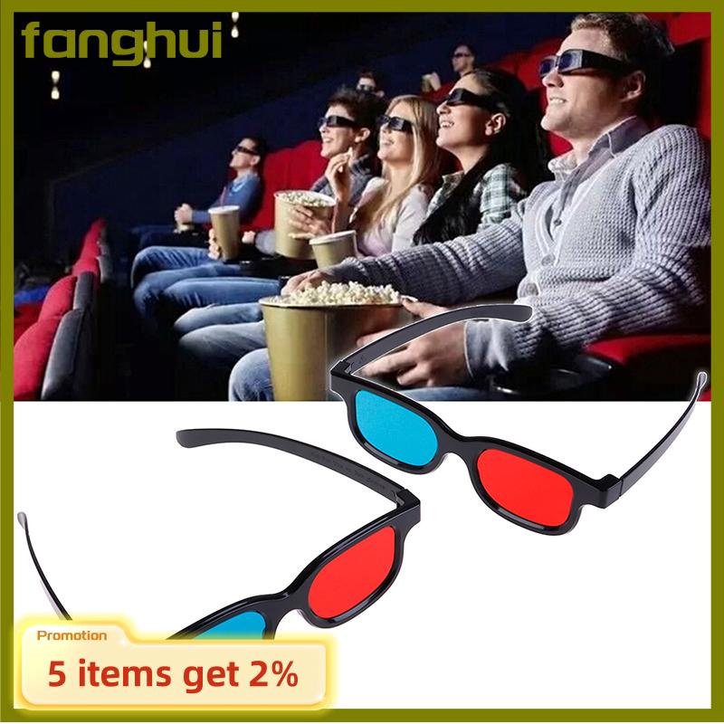 fanghui Universal red blue 3d glasses for dimensional anaglyph movie game Presyo  51 Piso*Libreng Shipping