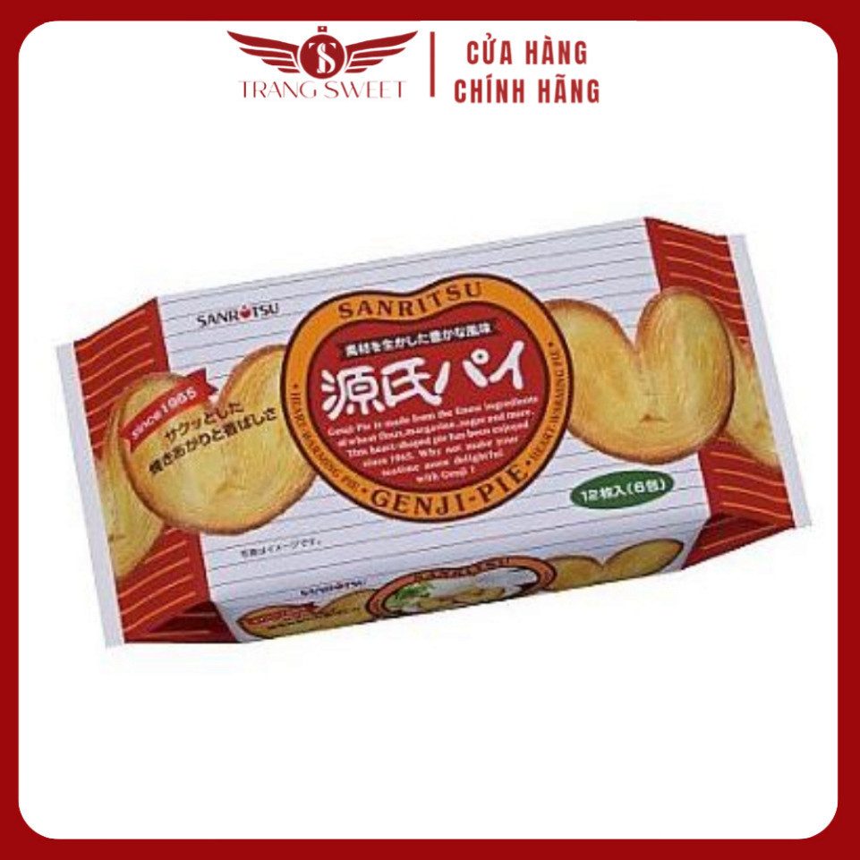 Bánh Bơ Nướng Tai Thỏ Sanritsu Genji-pie 128g Nhật Bản