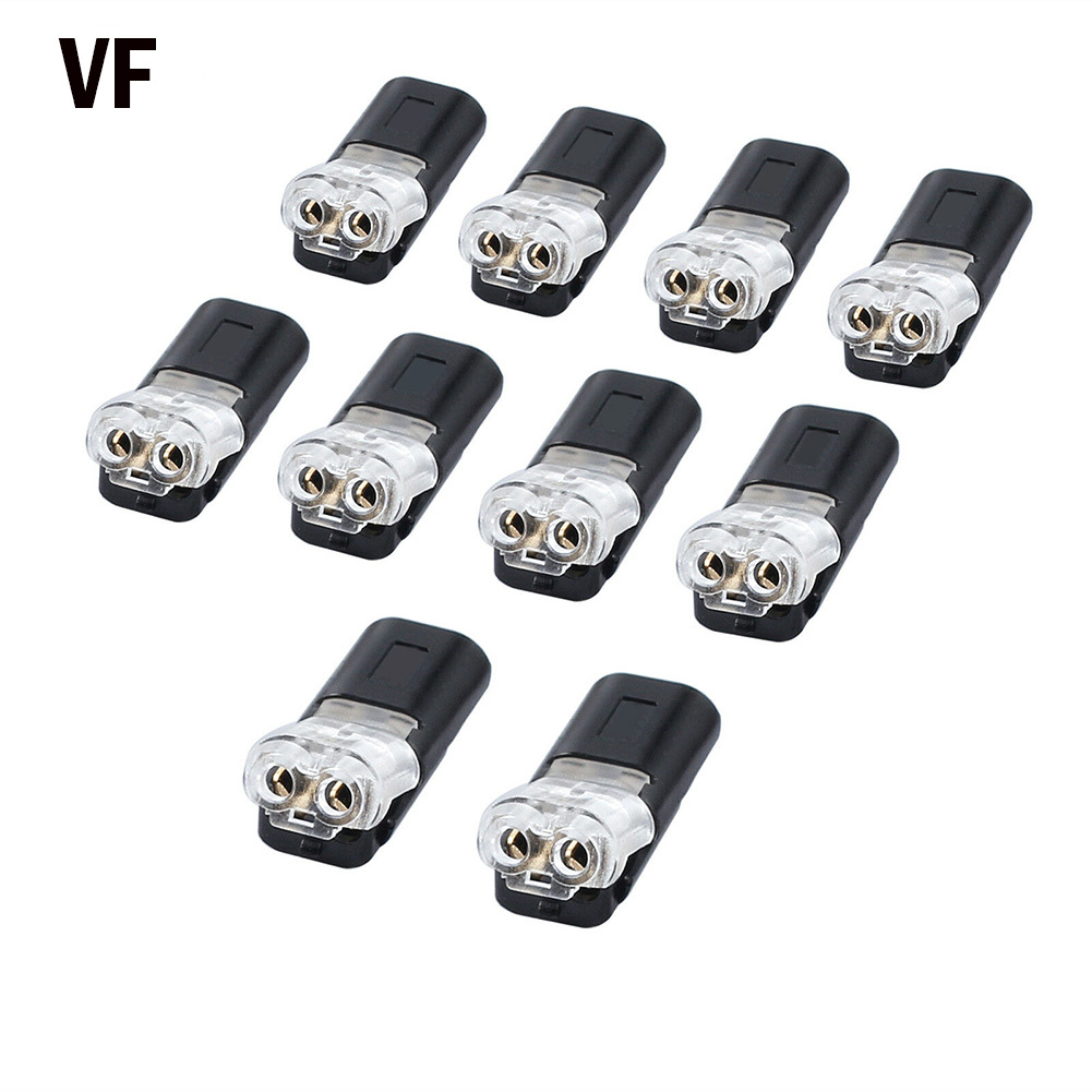 10 cái nhanh chóng Hệ thống dây điện đầu nối dẫn điện cắm trong thiết bị đầu cuối kết nối kết nối joiners cho dải đèn LED hoặc cáp tự động kết nối VF-MY