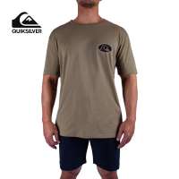 Quiksilver Ev Flower Chaos Ss Id Green Mens Short Sleeves Shirt