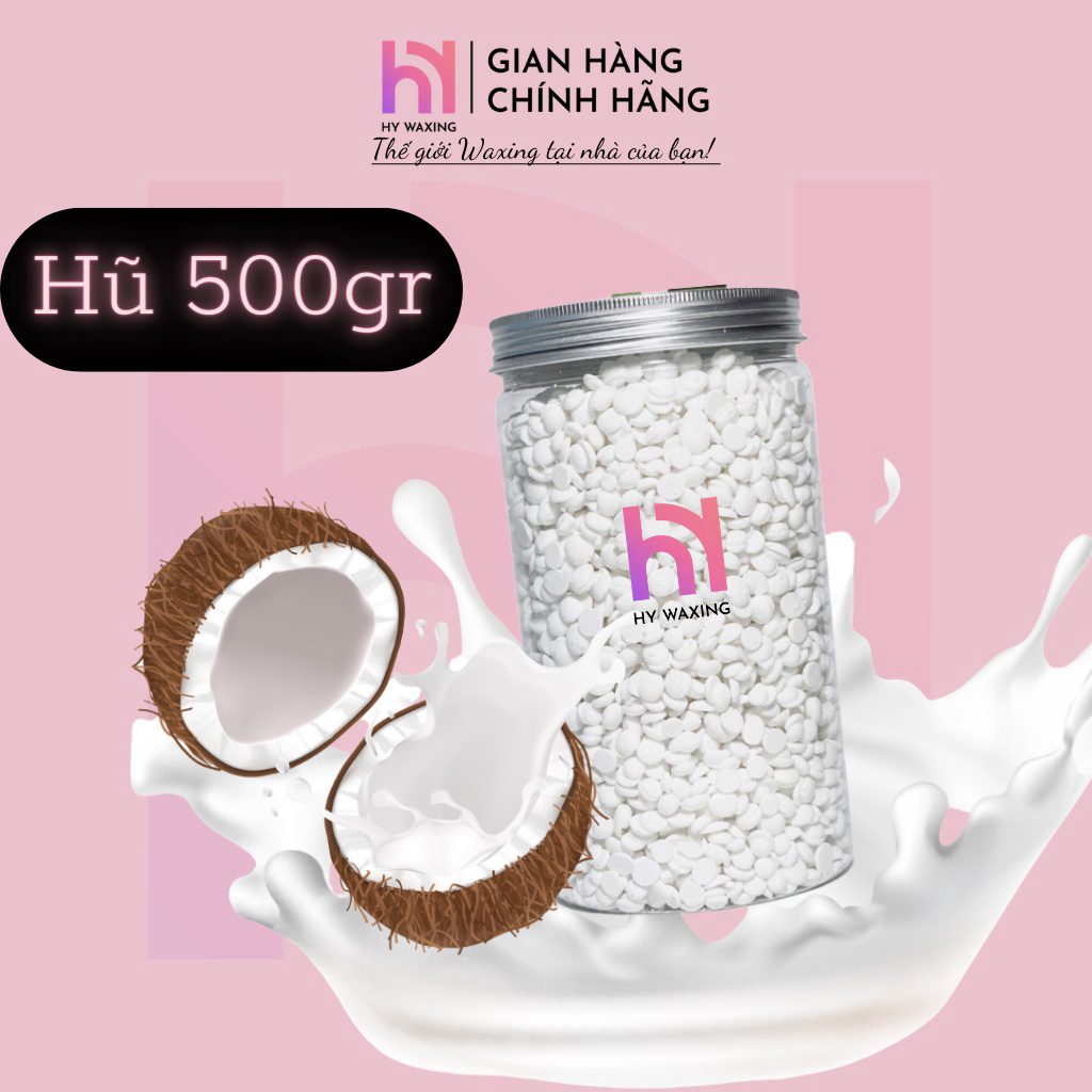 [CHE TÊN] Sáp Wax Lông Sữa Dừa HY WAXING Cao Cấp Siêu Bám Lông, Dành Cho Da Nhạy Cảm 1010