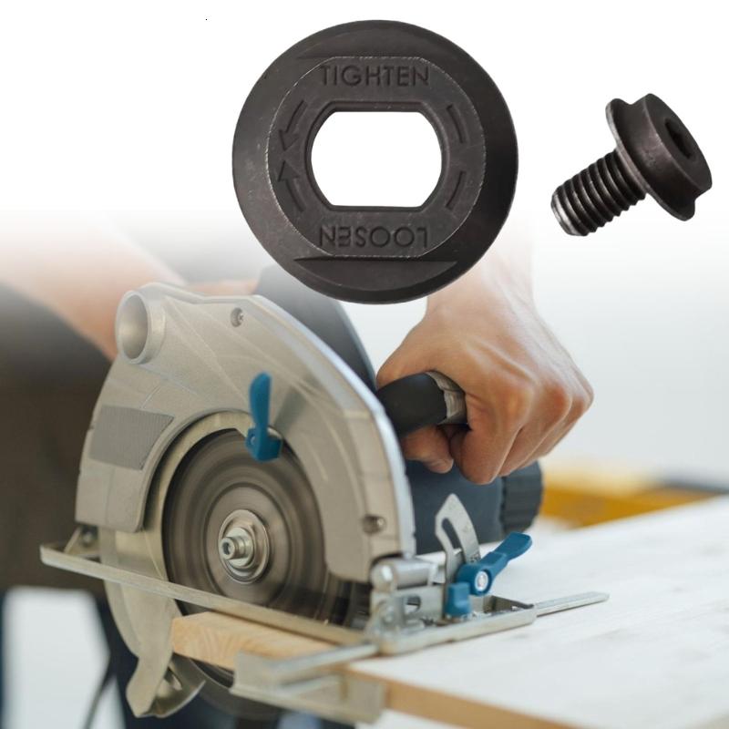 Hiệu suất cao circularsaw Lưỡi Kẹp Bolt và bên ngoài kẹp mặt bích máy giặt thiết lập Bộ phận thay thế cho khóa an toàn