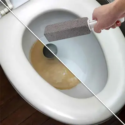 BKD 2pcs Water Toilet Bowl Pumice Stone Cleaner Brush Wand Household Cleaning Tool - intl