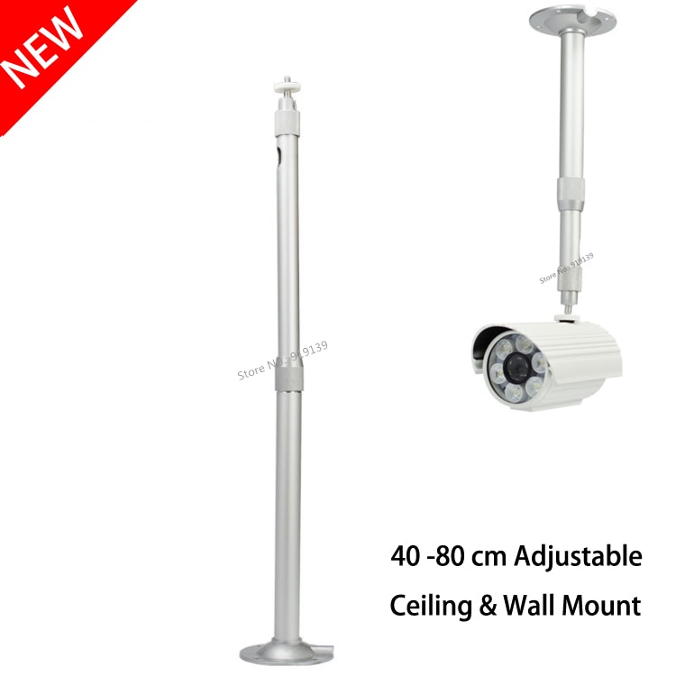 Nhôm bạc gắn trần 40-80cm Giá Treo Tường mở rộng cho UNIC Excelvan XGIMI JMGO yg400 YG300 Máy chiếu DLP Camera CCTV