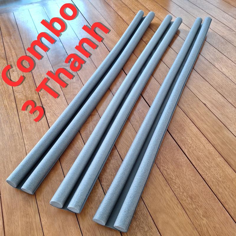    COMBO 5 THANH   Thanh Nẹp Xốp Chặn Khe Cửa Ngăn Gió  Cách Nhiệt  Cách Âm  Ngăn Côn Trùng  Bụi Bẩn Đa Năng 