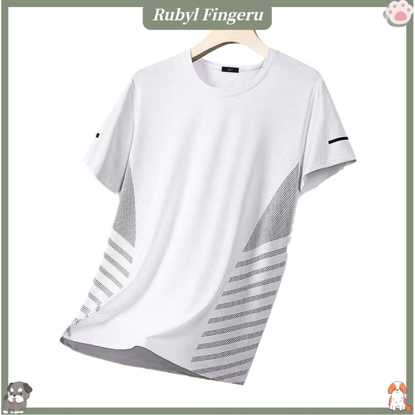 Men Ventilated Sportswear Tee Breathable Men Sports Top Men's Quick-dry Breathable Mesh T-shirt Loose Fit Athletic Tee for Jogging Gym Fitness Training Outdoor Workouts – Lightweight Summer Sports - 3
