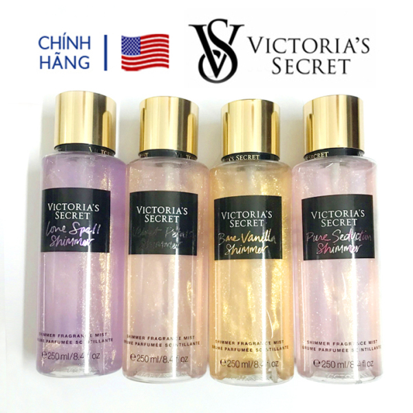 [Chính hãng- Dùng thử nhiều mùi] Xịt Thơm Toàn Thân Ánh Nhũ Kim Tuyến - Shimmer Victorias Secret