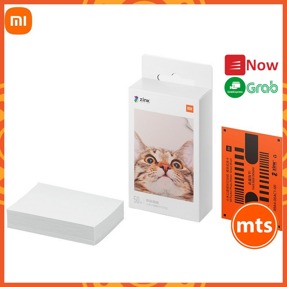 OFFICIAL MI Giấy in ảnh Xiaomi Zink - Kích thước 2x3 inch chính hãng