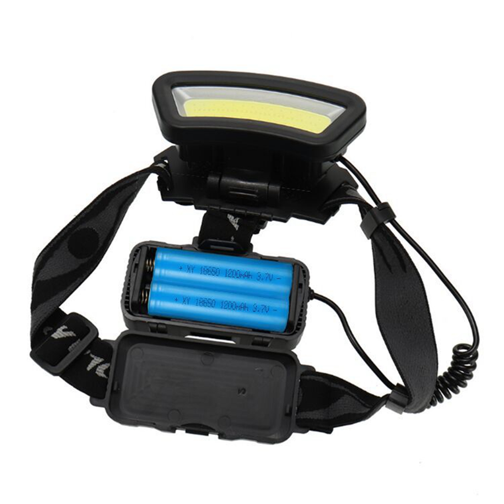 Led sạc Đèn Pha COB 4 chế độ Zoomable câu cá ngoài trời cưỡi đèn pha
