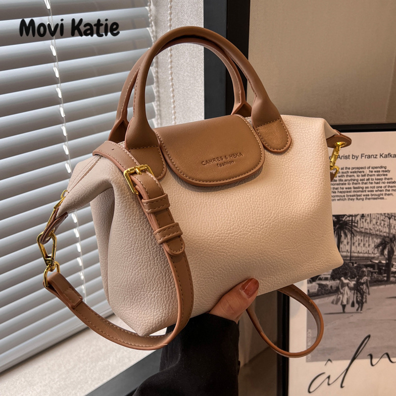 Movi katie màu trơn pu đeo chéo cho nữ túi túi đeo vai xách tay cô gái túi xách nữ túi đeo túi công sở
