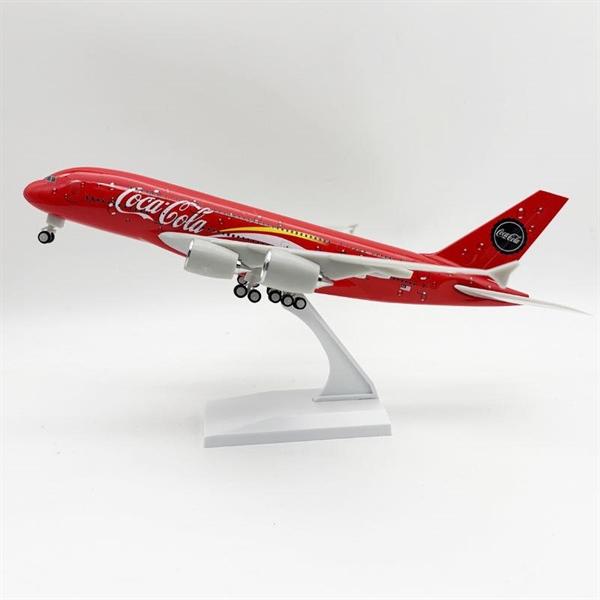 Mô hình máy bay Coca Cola A380 30cm