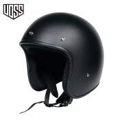 Retro DOT Approved 3/4 Motorcycle Helmet - Free Shipping