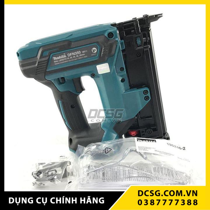 Máy bắn đinh 18 ga dùng pin 18v makita dfn350z japan tools