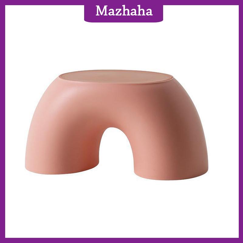 Mazhaha Phân Nhựa Cầu Vồng Hình Dạng Ghế Chân An Toàn Trẻ Em Bước Ghế Phân Cho Phòng Khách Đồ Nội Thất Trong Nhà Trẻ Em Phân Đồ Chơi - 5