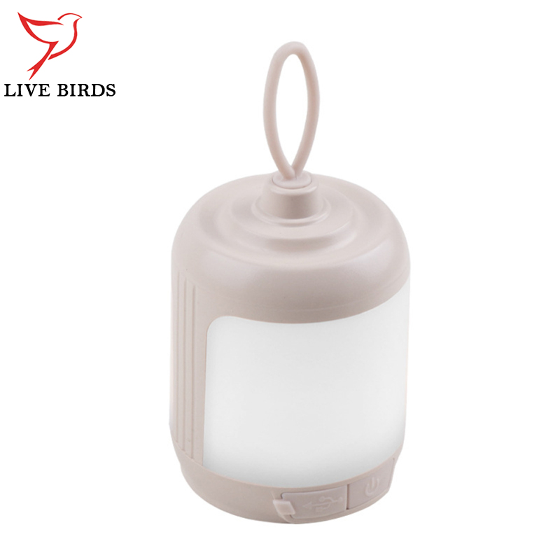 Outdoor Rechargeable Camping Lantern, 4 Modes Portable IPX4 Waterproof Tent Light, 50-100lm Tent Bulb, Battery Powered Lamp For Hiking Climbing Yard ราคา 121 บาท*ส่งฟรี